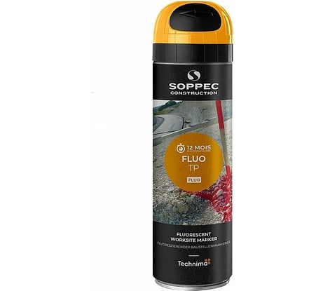 Аэрозольный маркер для стройки, геодезии Soppec (флуоресцентный; оранжевый) 141516