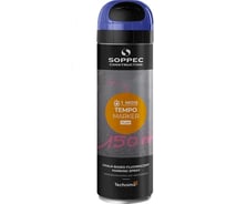 Аэрозольный маркер Soppec (меловой; флуоресцентный; синий) 141719