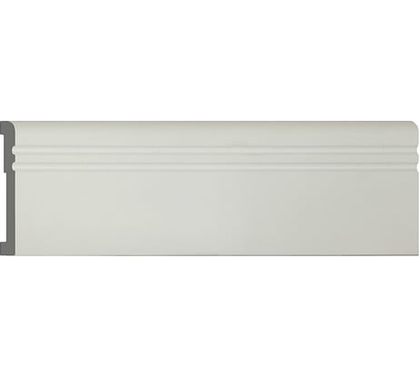 Плинтус AGIS Экополимер (80х12 мм; 2000 мм) EP001