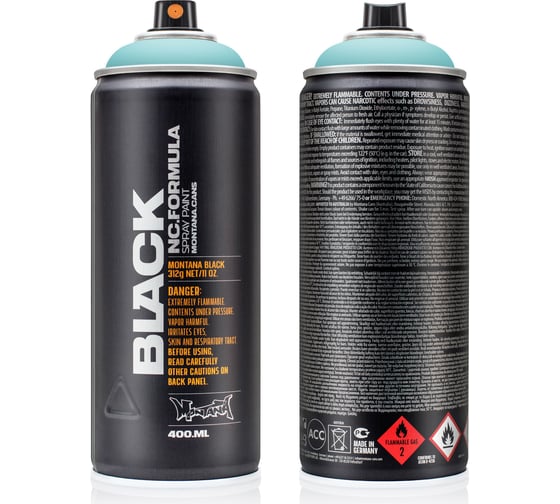 Краска MONTANA BLACK капель, 0.4 л 6180 BLK 1