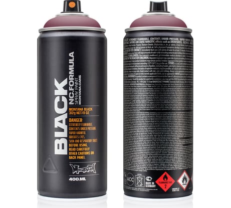 Краска MONTANA BLACK аметист, 0.4 л 4290 BLK