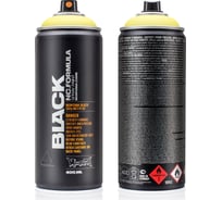 Краска MONTANA BLACK истинная желтая полутон, 0.4 л TR1010 BLK