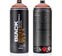 Краска MONTANA BLACK кирпичная темная, 0.4 л 8240 BLK