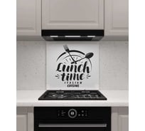 Защитный экран Normand 700х500х4 мм, рис. 22, из закаленного стекла, на кухонный фартук, для плиты от брызг, с фотопечатью 134-856