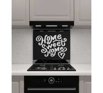 Защитный экран Normand 700х500х4 мм, рис. 29, из закаленного стекла, на кухонный фартук, для плиты от брызг, с фотопечатью 134-924