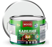 Защитно-красящий состав Farbitex 3в1 для древесины Карелия Белый (9 л) WOOD EXT 4300016977