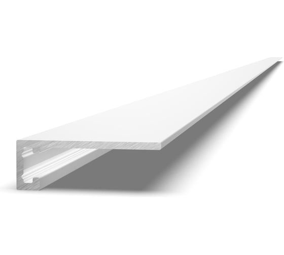 Микроплинтус напольный ДИАЛ 20мм 3 000 - 6063 Т6 RAL 9016 белый Мат 4687207099479 1