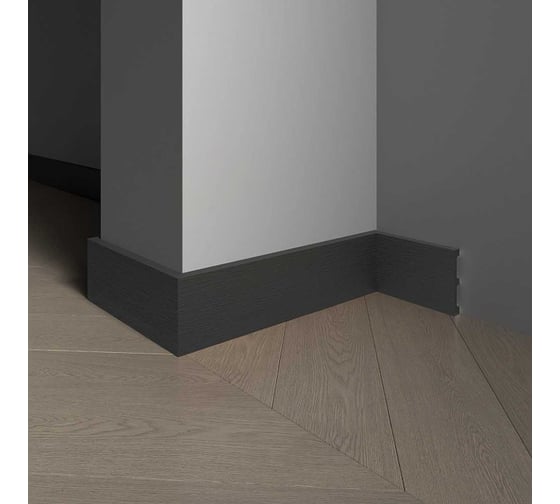 Плинтус Decor-Dizayn 80х13x2400мм 708-100SH 1