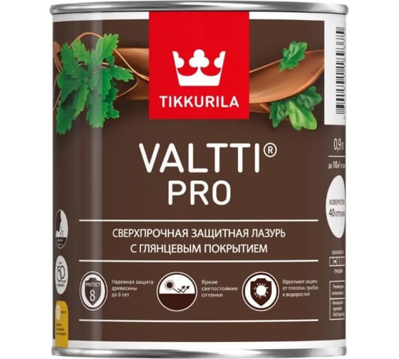 Антисептик для дерева Tikkurila Валтти Pro палисандр, 0.9 л 52787 700010342 16521095