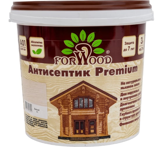 Антисептик Forwood ВДПФ-1601 белый 3 л 141199