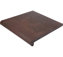 Ступень фронтальная полимерпесчаная WEECO Флоренция 355*325*23 мм, цвет шоколад ФФШ1