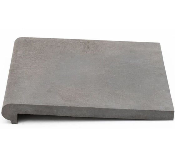 Ступень фронтальная полимерпесчаная WEECO Флоренция 355*325*23 мм, цвет серый 6шт ФФС6 1