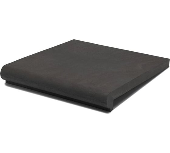 Ступень фронтальная полимерпесчаная WEECO Флоренция 355*325*23 мм, цвет графит ФФГ1 1