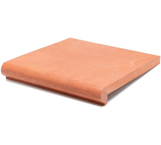 Ступень фронтальная полимерпесчаная WEECO Флоренция 360*330*23 мм, цвет терракот 6 шт ФФТ6 1