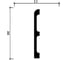 Плинтус Decor-Dizayn 80х13x2400мм 706-100SH 4