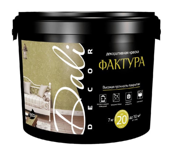 Декоративная краска DALI-DECOR (фактура S-W; 7 кг) 51524