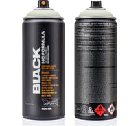 Краска MONTANA BLACK серый хаки, 0.4 л 6410 BLK