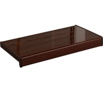 Подоконник Crystallit Кристаллит махагон глянцевый 2200 х 550 мм 01.04.110.2200.550