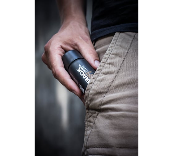 Краска MONTANA BLACK черная, 0.05 л 9001 BLK-50