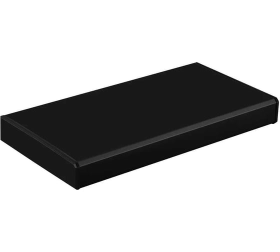 Подоконник Vitrage Дизайн черный матовый, 2200 х 500 мм, 01.06.131.2200.500 1