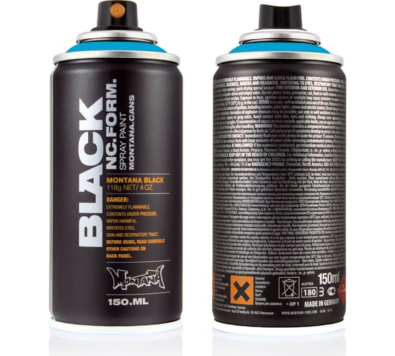 Краска MONTANA BLACK светло-голубая, 0.15 л 5030 BLK-150