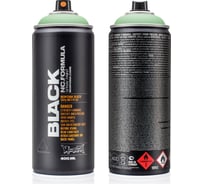 Краска MONTANA BLACK салатовая, 0.4 л 6210 BLK