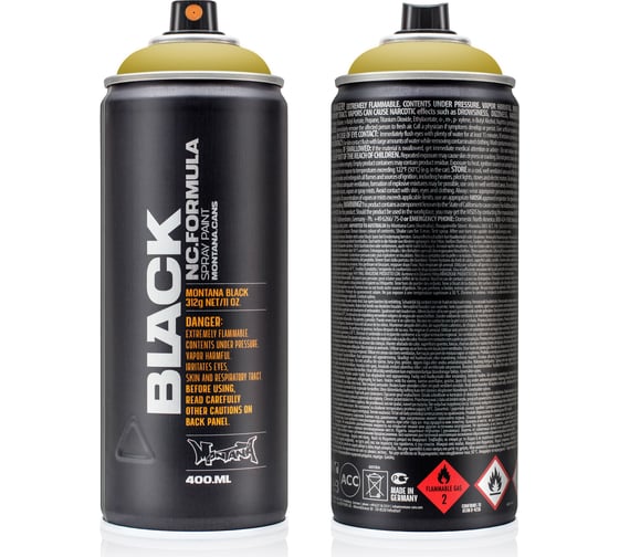 Краска MONTANA BLACK масала, 0.4 л 1120 BLK