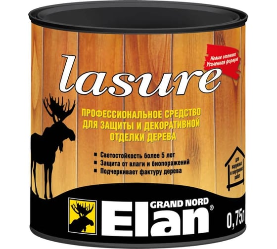 Лазурь долговечная ALPA Элан рябина 0.75л NEW 3488570008515 1