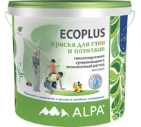 Краска акриловая экологичная ALPA ECOPLUS 5 л 3488570028155