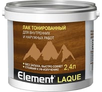 Лак акриловый тонированный ALPA Element LAQUE бесцветный 2,4 л (2,47 кг) 4660005414767