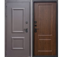 Дверь DIVA Формен Ф-12 Термо 2050х960, левая, Махагон-орех УТ-00084323