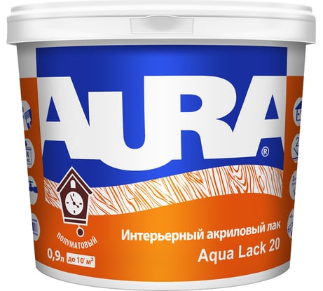 Лак Aura Aqua Lack 20 0,9 л L0018