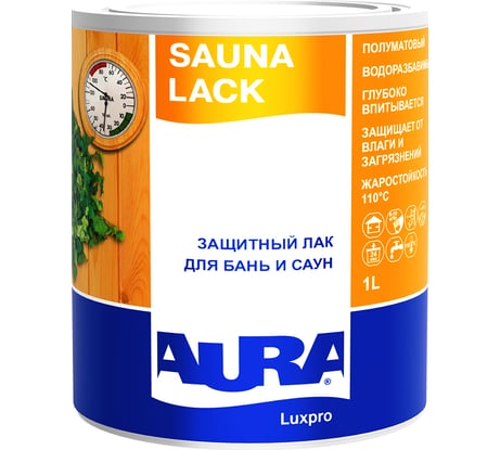 Лак Aura Sauna Lack 1 л L0011