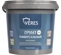 Грунтовка по дереву VERES матовая, белая, 0.9 л 278983