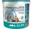 Краска ВД ALPA Премиумлатекс (PREMIUMLATEX) база А 0,9 л (1,37 кг) 3488570010976 1