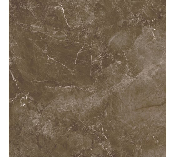 Керамогранит AlmaCeramica Aparel лаппатированный 600х600х9, 1,8 м2 (5 шт в уп) коричневый GFU6060APL40L 1