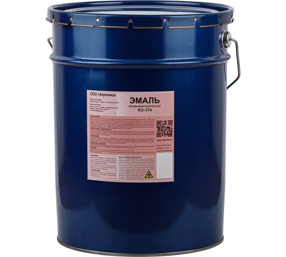 Эмаль TyumTerm КО-174 зеленая, 1 кг 4657840572110 1