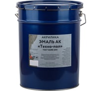 Эмаль TyumTerm АК Техно-пол черная, 6 кг 4657840575272