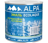 Экоэмаль для радиаторов ALPA 0.5 л 3488570018316