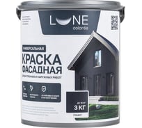 Краска фасадная Lune Coloree графит, 3кг 44482