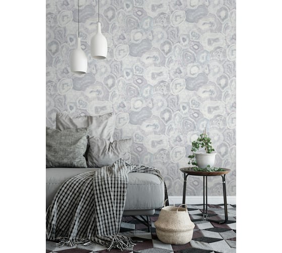 Виниловые обои горячего тиснения на флизелиновой основе Euro Decor Moon (1.06х10.05 м; 1 рулон) 7146-24