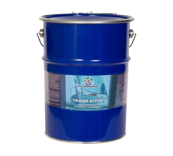Краска необрастающая POLIMER MARINE CRUISER серая 10 кг 10КНОср 1