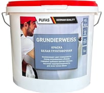 Краска грунтовочная Pufas GRUNDIERWEISS белая мороз.6 кг 20623