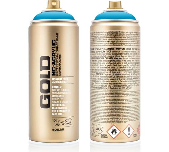 Краска MONTANA GOLD светло-голубая, 0.4 л G5040 1