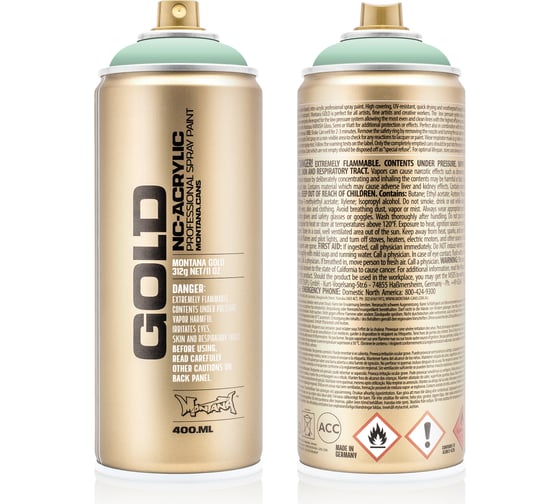 Краска MONTANA GOLD малахит светлый, 0.4 л G6120
