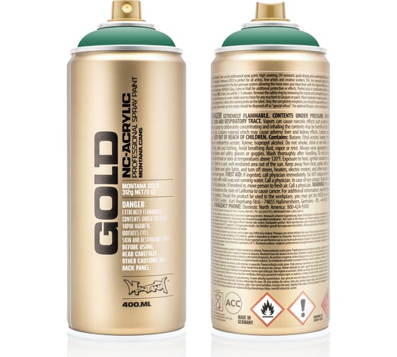Краска MONTANA GOLD малахит темный, 0.4 л G6150