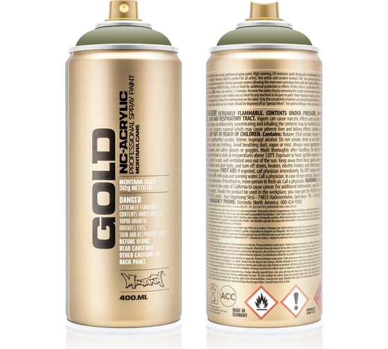 Краска MONTANA GOLD манильская зеленая, 0.4 л CL6410