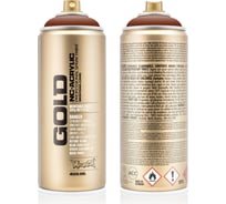 Краска MONTANA GOLD оранжево-коричневая, 0.4 л G8100