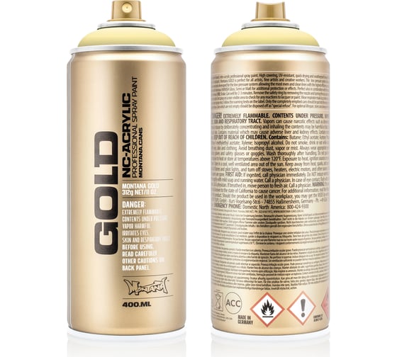 Краска MONTANA GOLD ваниль, 0.4 л G1000