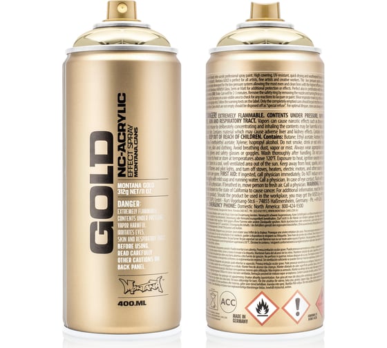 Краска MONTANA GOLD золото, 0.4 л M3000